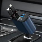 120 Watt Retractable Fast Car Charger