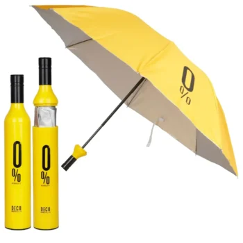 Wine Bottle Umbrella Multicolor Pack of 1